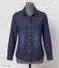 MAYFLOWER DIAMANT1B – Chemisier en jean bleu pour femme : le style western chic et authentique-3