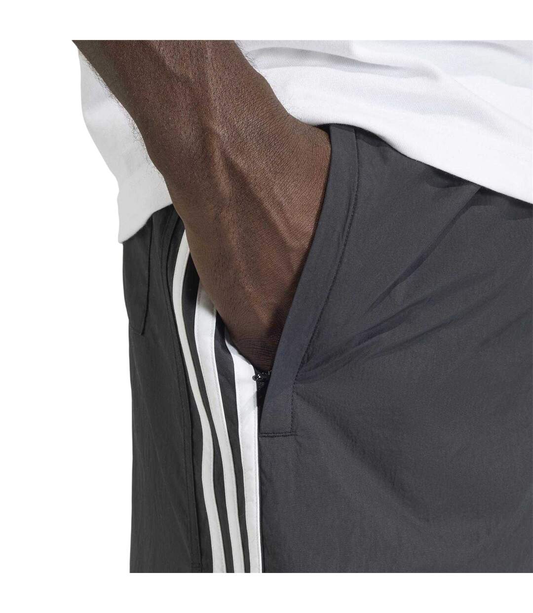 Mens Sprinter 3 Stripes Shorts Black Adidas-4