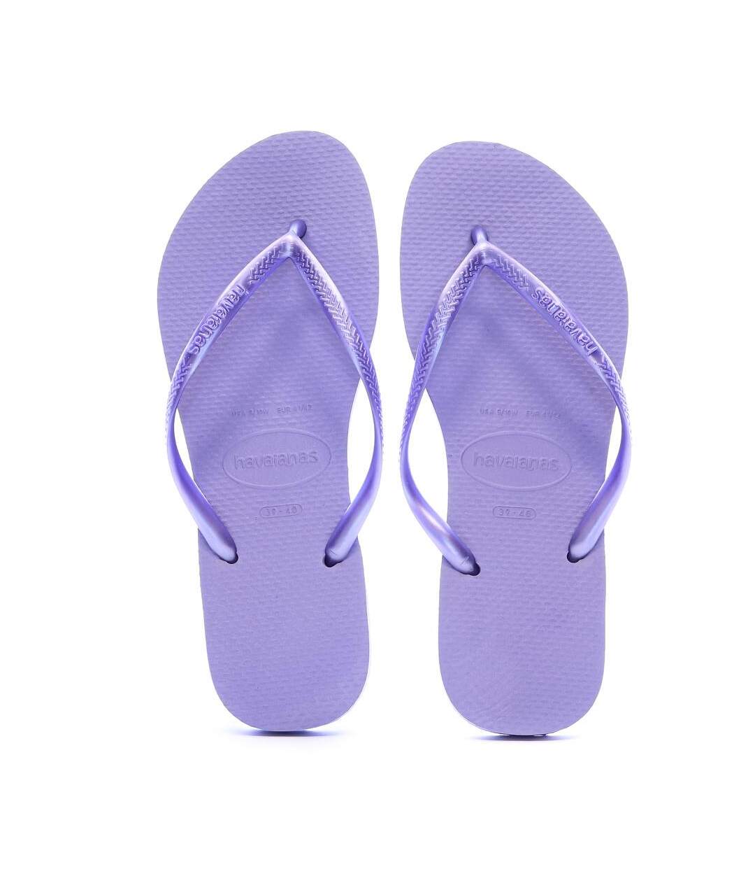 Tongs violet femme havaianas slim infradito lilac-3