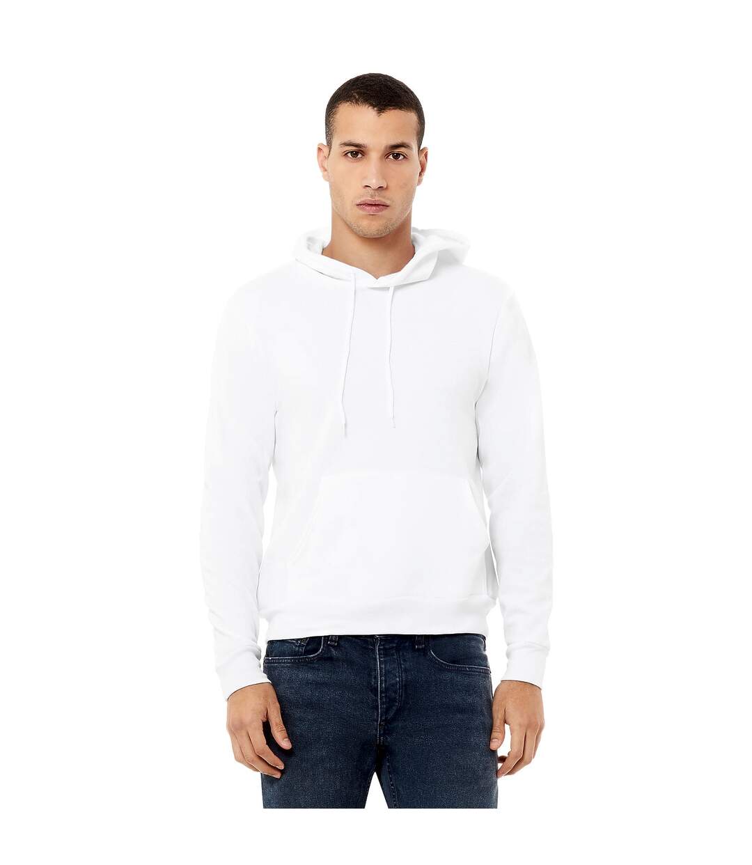 Bella + Canvas Adults Unisex Pullover Hoodie (White) - UTPC3868