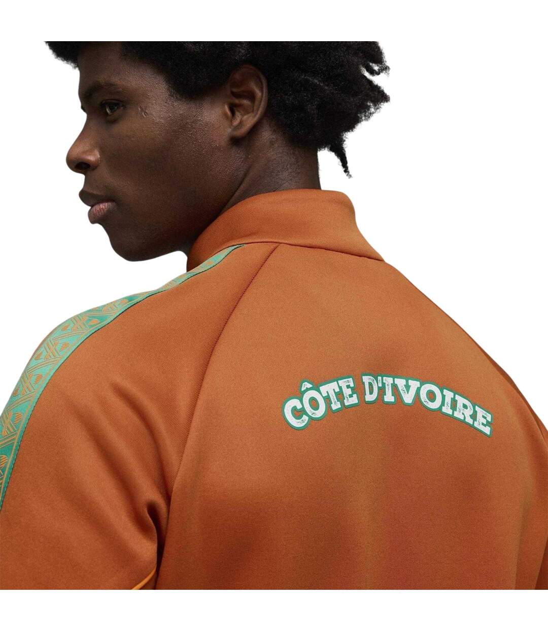 Mens World Cup 2026 Ivory Coast Fc Tracksuit Top Brown White Puma-4