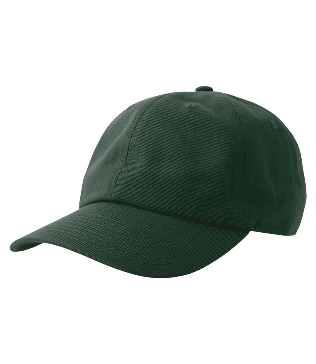 Unisex Adult Dad Sustainable 6 Panel Baseball Cap Bottle Green Atlantis-1