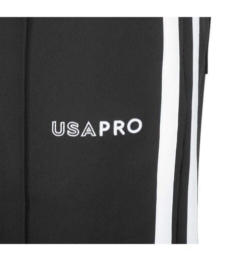 Pantalon De Survêtement Motif/style Rayure Latérale Femme Noir USA Pro