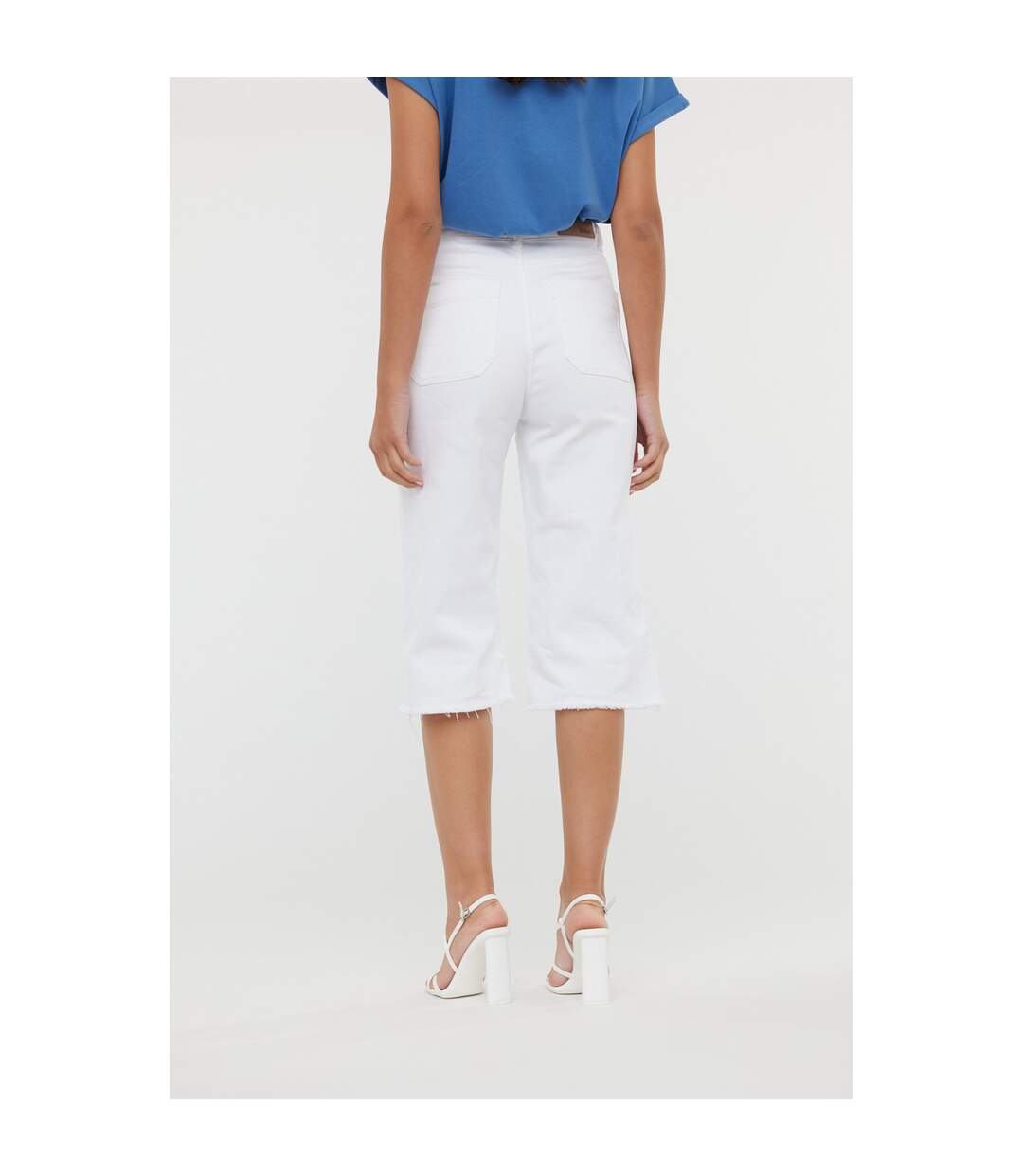 Pantalon coton pantacourt JELINI-3