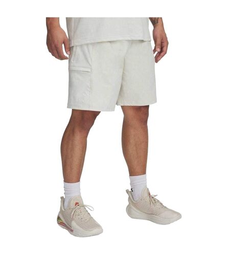 Short De Basket Homme Blanc Under Armour