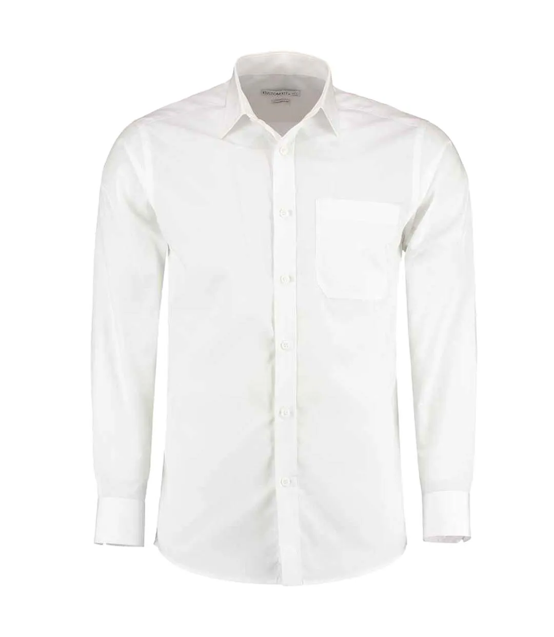 Chemise Manches Longues Homme Blanc Kustom Kit-2