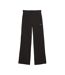 Pantalon large noir femme puma elevated-1