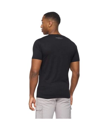 Mens solari t-shirt black Crosshatch