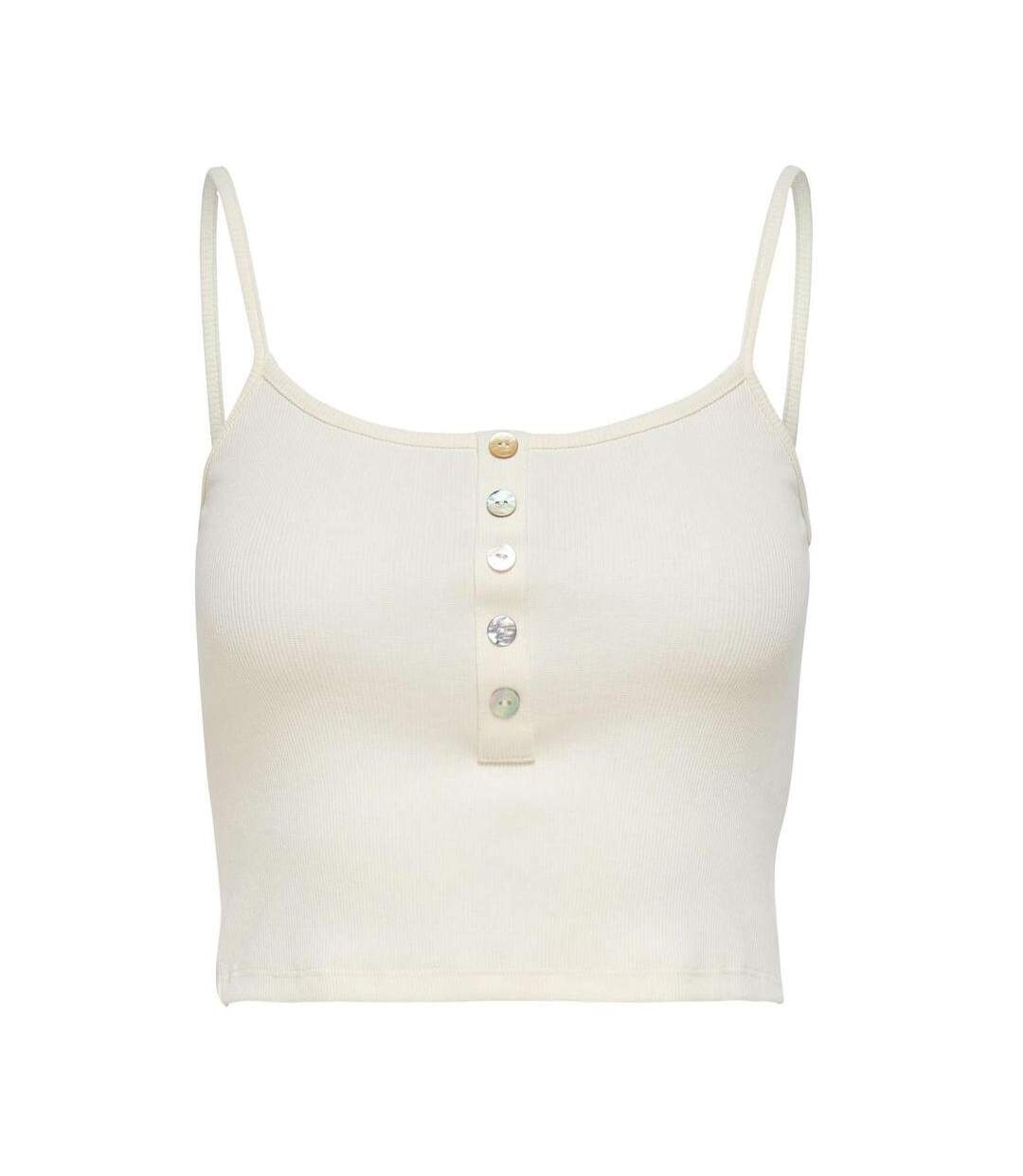 Débardeur écru femme only nessa - l-2