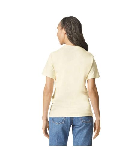 Unisex Adult Plain T-shirt Off White Gildan