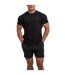 Mens Microfibre Shorts Black Reeva-4