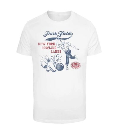 T-shirt new york bowling lanes homme blanc Park Fields