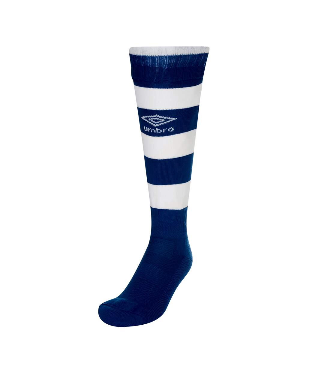 Mens hoop stripe socks royal blue/white Umbro-1