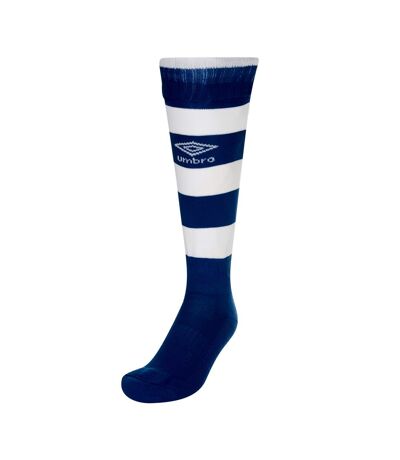 Umbro Mens Hoop Stripe Socks (Royal Blue/White) - UTUO174