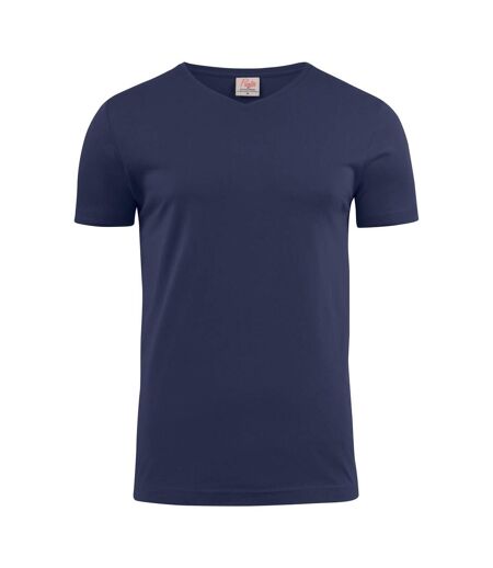 T-shirt Homme Bleu Marine Printer