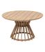 Table de jardin ronde Osuna en acacia - 6 Places-1