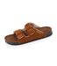 Isotoner Chaussons Mules ouvertes homme ultra confortables-5