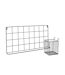 Support Mural 5 Crochets Design Filaire 60cm Noir-3