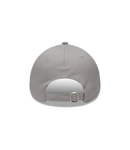 Embroidered Logo Adjustable Baseball Cap Grey New Era