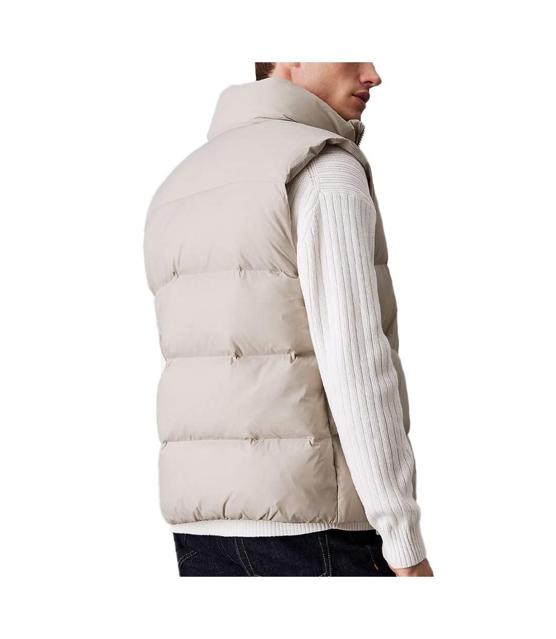 Doudoune sans manches Beige Homme Calvin Klein Jeans Vest - M-2