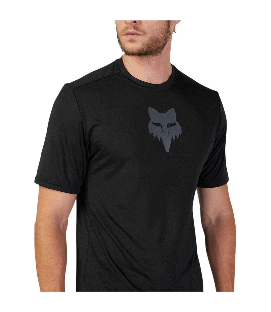 Maillot Lab Head Homme Noir Fox-3