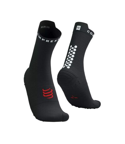 x1 paires chaussettes blanc/noir mixte compressport pro racing socks v4.0 - 35/38