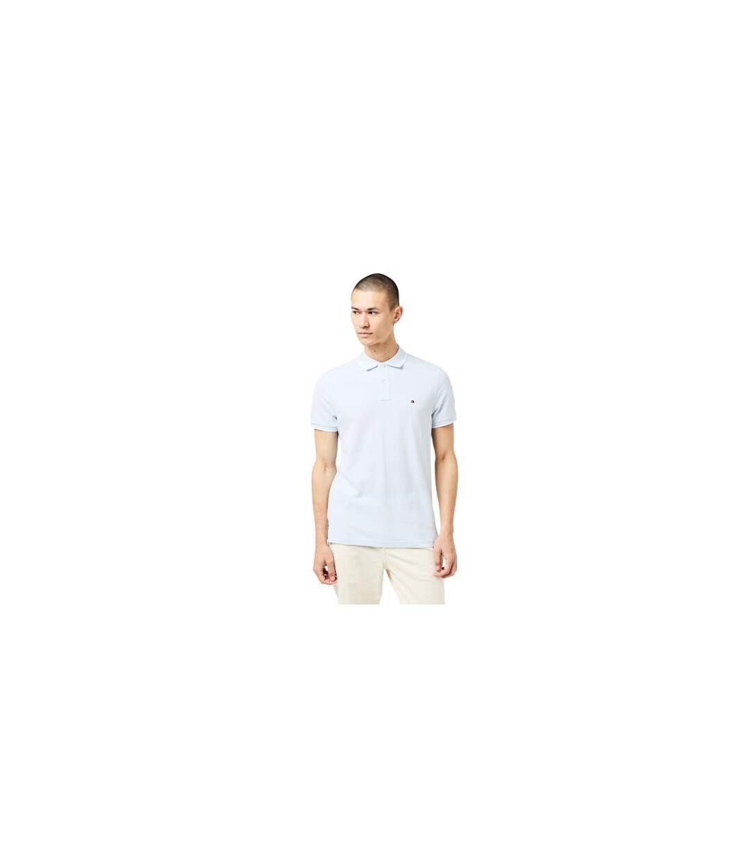 Mens Regular Polo Shirt Breezy Blue Tommy Hilfiger-1