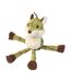 House Of Paws Plush Tweed Fox Long Legs Dog Toy (Green) (One Size) - UTBZ3538
