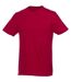 Unisex Heros Short Sleeve T-shirt Red Elevate-1