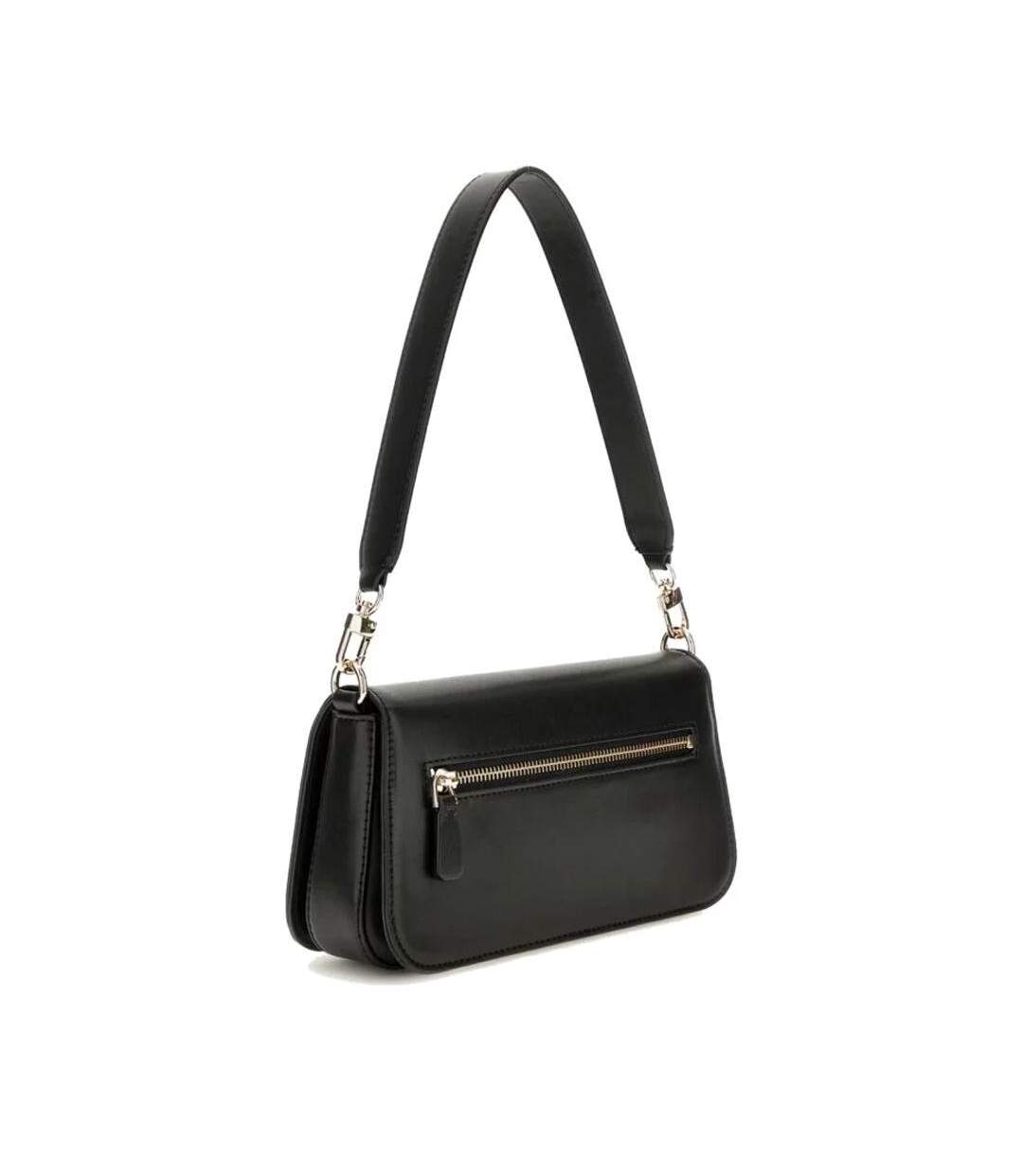 Sac à main noir femme guess mietta - taille unique-2