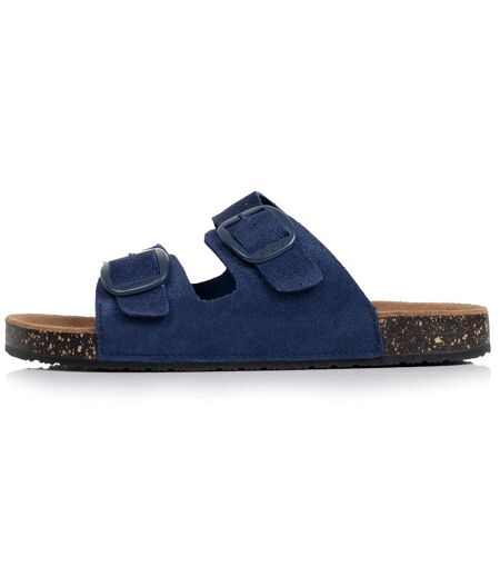 Isotoner Sandales femme semelle intérieure cuir patch talon confort everywear