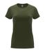 Womens/ladies capri short-sleeved t-shirt venture green Roly