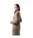 Robe Mi-longue Manches Longues Femme Gris Taupe Pieces-4