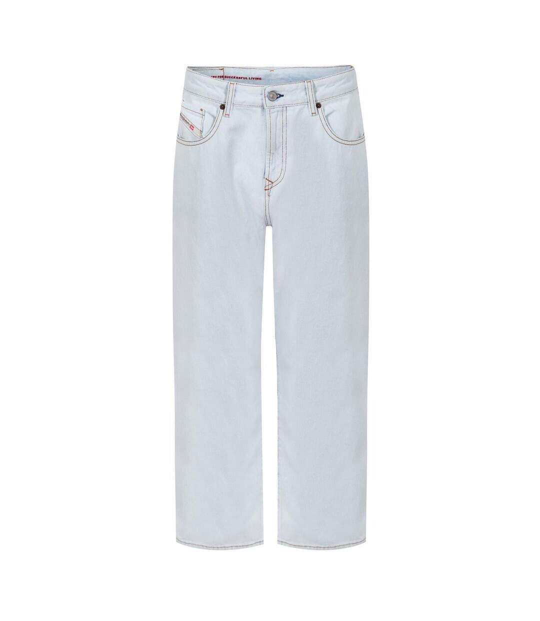 Womens/ladies 1999 Wide Leg Jeans Light Wash Diesel-1