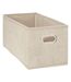 Boîte de Rangement Pliable Mix n'Modul 15x31cm Beige Chiné-1