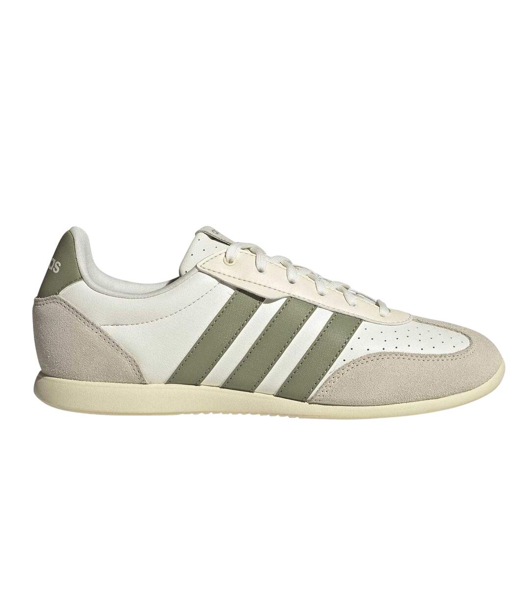 Womens/ladies Barreda Low Trainers Off White Green Adidas-1