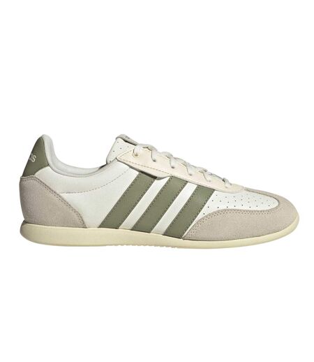 Womens/ladies Barreda Low Trainers Off White Green Adidas