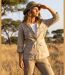 Veste Saharienne Rando Femme Mayflower Sicile Beige-4