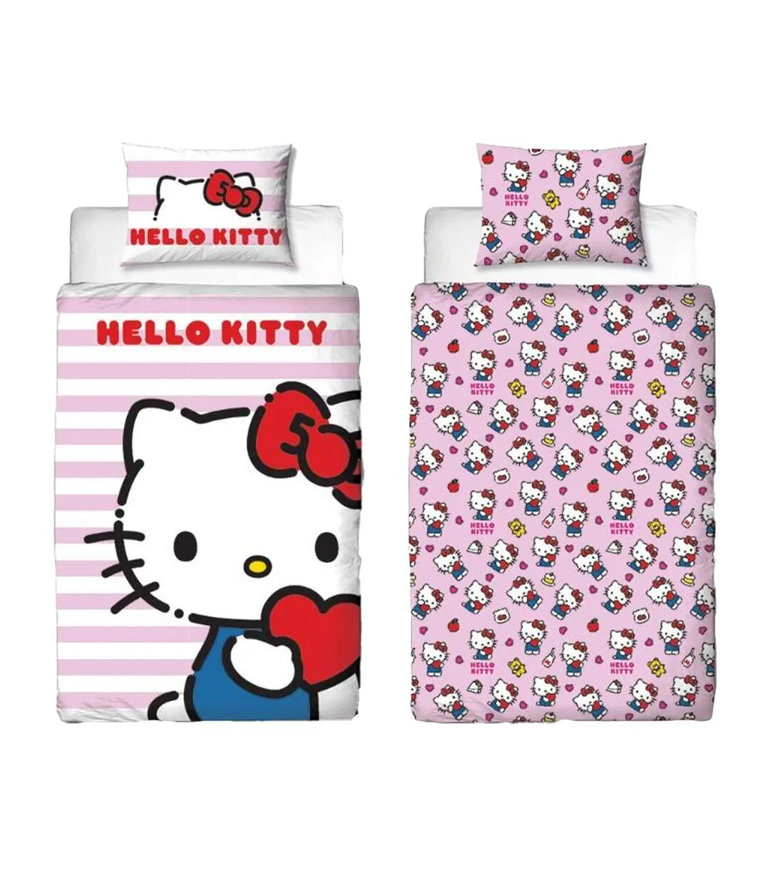 Hello Single Duvet Cover Set Multicoloured Hello Kitty-3