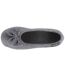 Isotoner Chaussons Ballerines femme velours semelle ultra souple mousse à mémoire forme-3