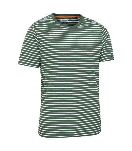 Mountain Warehouse Mens Mallow Stripe T-Shirt (Green) - UTMW293