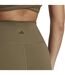 Legging Yoga Motif/style Découpé Femme Vert Kaki Chiné Adidas-4