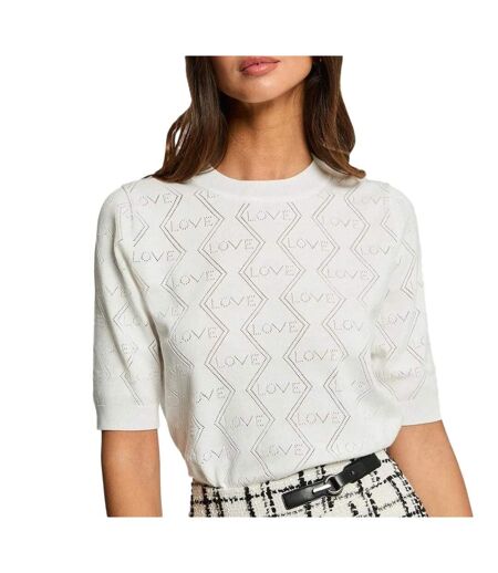 T-Shirt blanc femme morgan mika