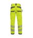 Mens Dynamic Stretch Work Trousers Fluorescent Yellow Result Safe-Guard-2