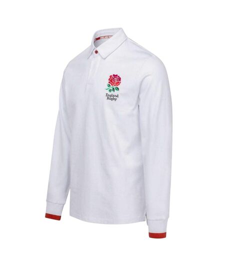 Maillot De Rugby Manches Longues Motif/style Emblème Homme Blanc England RFU
