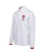 Maillot De Rugby Manches Longues Motif/style Emblème Homme Blanc England RFU-4