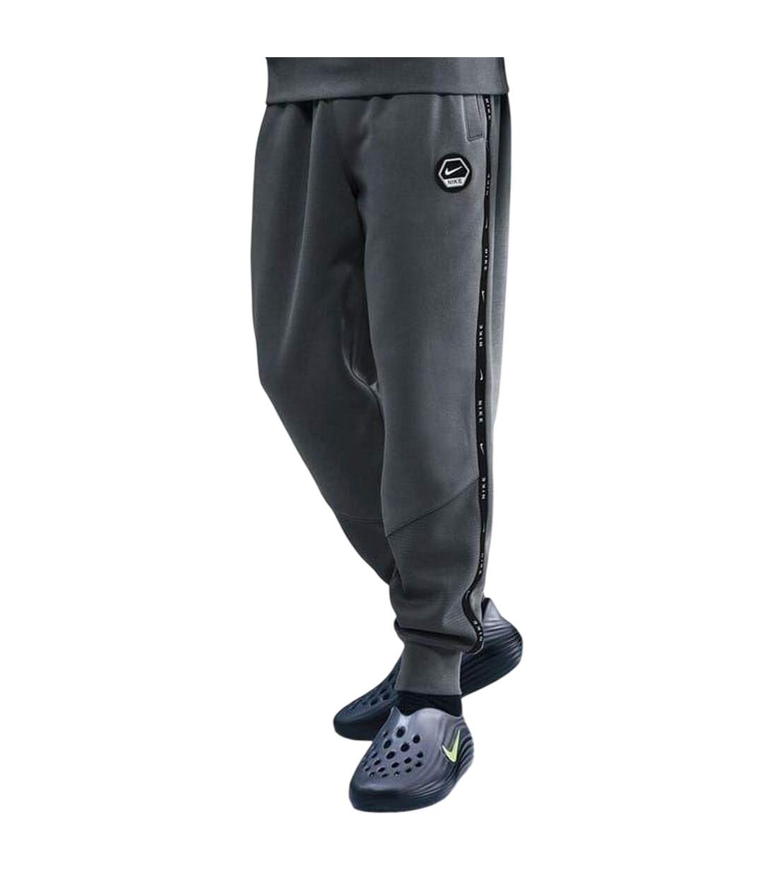 Pantalon De Jogging Tech Homme Gris Fer Noir Chiné Nike-2