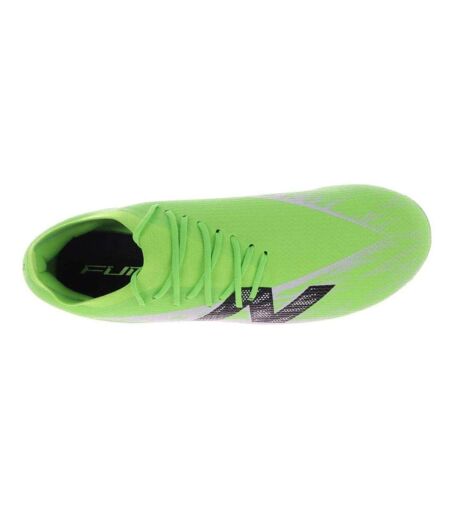 Mens Furon Team V8 Firm Ground Football Boots Green White New Balance