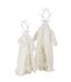 Statue Cerf Debout Manteau 76cm Blanc-2