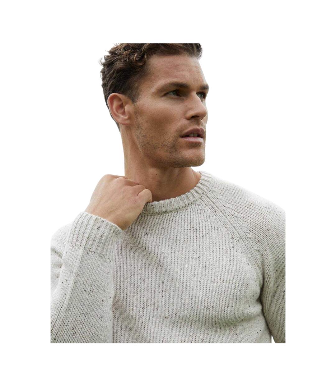 Pull Ravenswood Homme Écru Threadbare-4